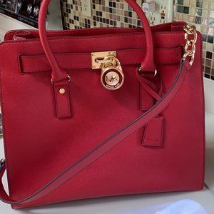 Michael Kors Large Coral Tote - NEVER USED